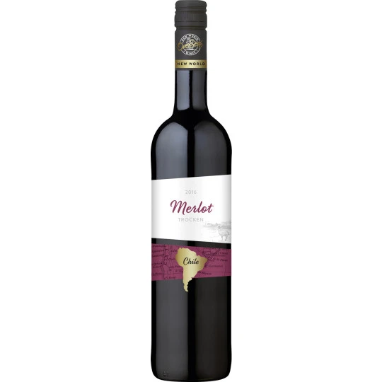 Chile Merlot Rotwein 2020 0,75L 3 Chile Merlot Rotwein 2020 0,75L