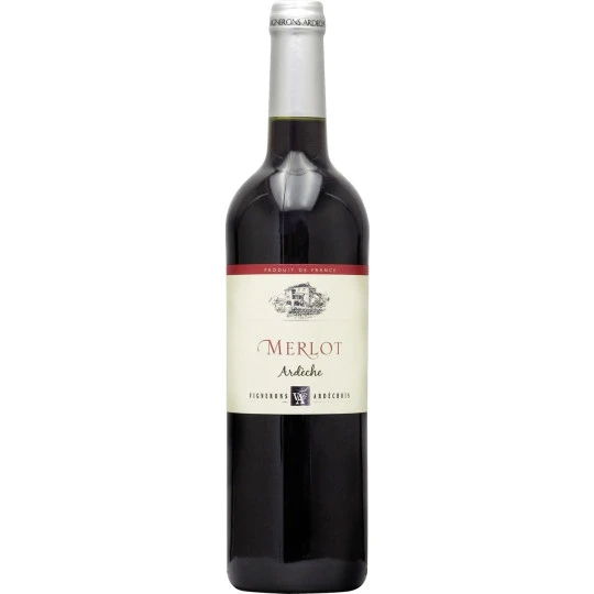 Vignerons Ardéchois Merlot 0,75L 3 Vignerons Ardéchois Merlot 0,75L
